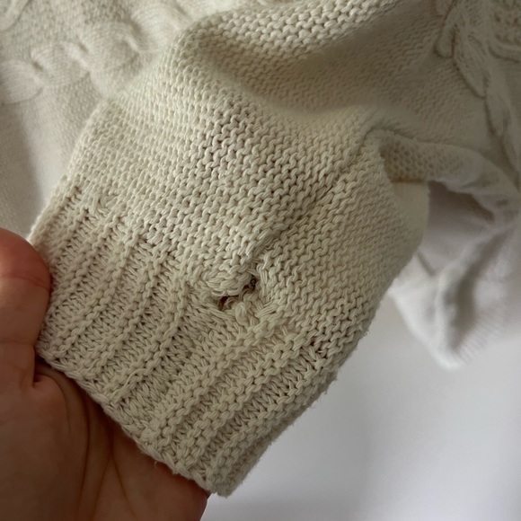 Andthewhy cable knit side sleeve sweater - Picture 4 of 6